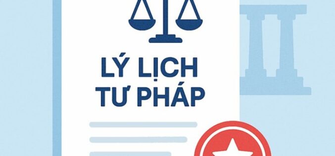 Trình tự thủ tục xin cấp phiếu lý lịch tư pháp