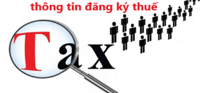 Xử phạt chậm thông báo thay đổi thông tin trong hồ sơ đăng ký thuế 