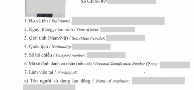 Thủ tục gia hạn giấy phép lao động cho người nước ngoài tại Việt Nam