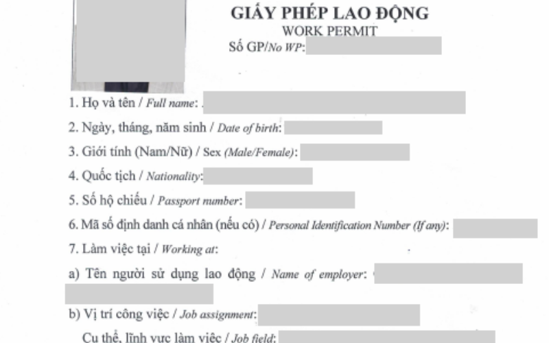 Thủ tục gia hạn giấy phép lao động cho người nước ngoài tại Việt Nam