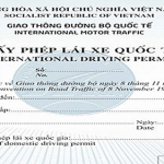 Hồ sơ cấp giấy phép lái xe quốc tế online