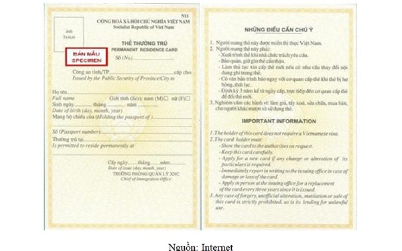 Thủ tục đăng ký thường trú cho người nước ngoài tại Việt Nam