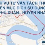 Dịch vụ tách thửa, chuyển mục đích sử dụng đất tại xã Phú Xuân, Huyện Nhà Bè