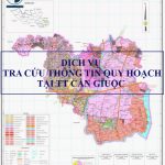 Dịch vụ tra cứu thông tin quy hoạch đất đai tại Thị trấn Cần Giuộc