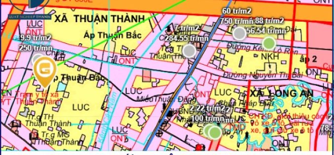 Dịch vụ tra cứu thông tin quy hoạch đất đai tại xã Thuận Thành, huyện Cần Giuộc