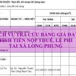 Dịch vụ tra cứu thông tin giá đất để tính tiền nộp thuế khi mua bán đất tại xã Long Phụng, huyện Cần Giuộc