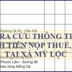 Dịch vụ tra cứu thông tin giá đất để tính tiền nộp thuế khi mua bán đất tại xã Mỹ Lộc, huyện Cần Giuộc