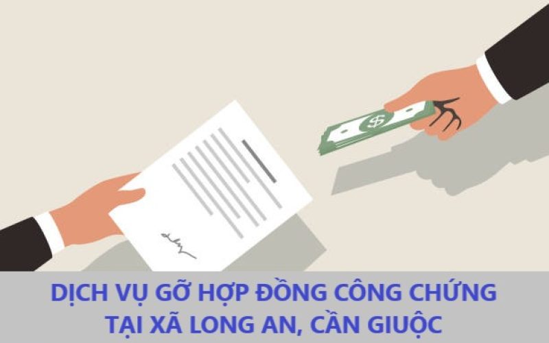 Dịch vụ tư vấn xử lý hợp đồng đặt cọc chuyển nhượng đất có công chứng tại Xã Long An, huyện Cần Giuộc