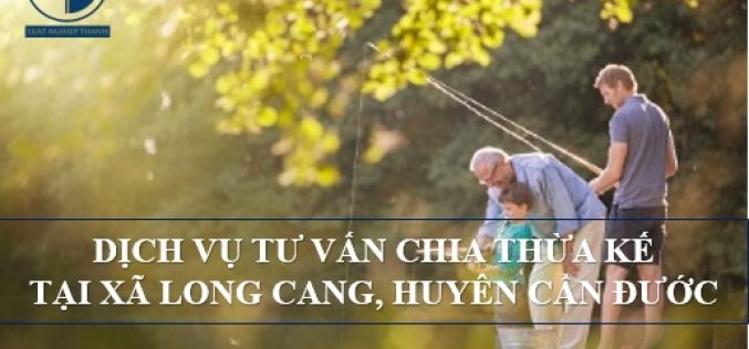 Dịch vụ tư vấn chia thừa kế tại xã Long Cang, huyện Cần Đước