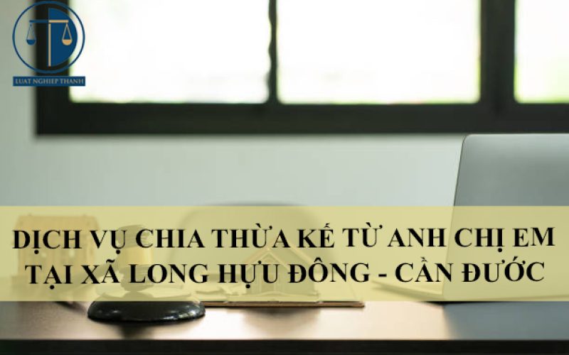 Dịch vụ chia thừa kế từ anh chị em tại xã Long Hựu Đông, huyện Cần Đước