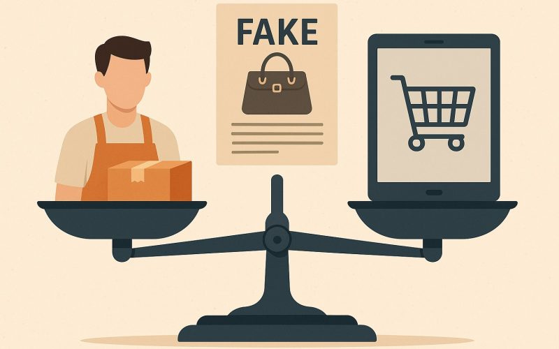 Người bán hay nền tảng chịu trách nhiệm đối với hàng giả trên sàn thương mại điện tử?