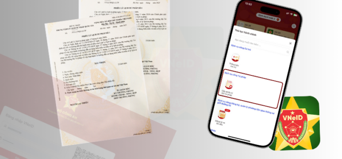 Cấp phiếu lý lịch tư pháp qua VNeID