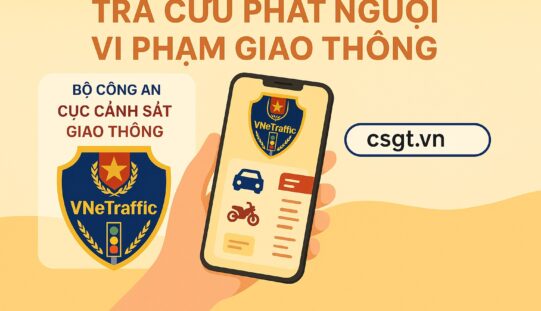 Tra cứu phạt nguội vi phạm giao thông