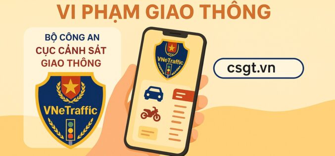Tra cứu phạt nguội vi phạm giao thông