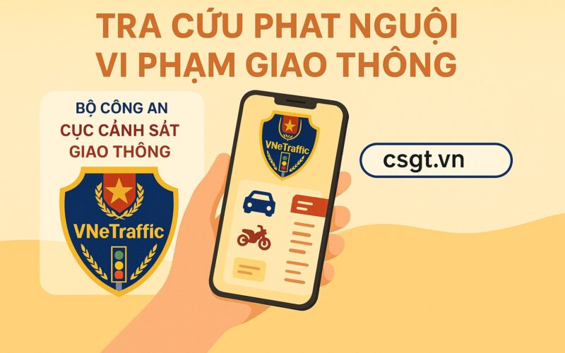 Tra cứu phạt nguội vi phạm giao thông