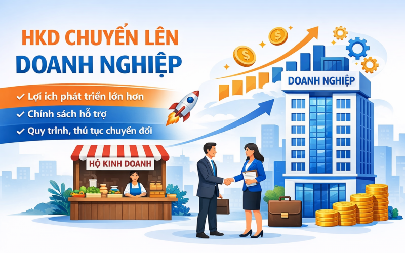 Điều chỉnh nhỏ giúp hộ kinh doanh lên doanh nghiệp