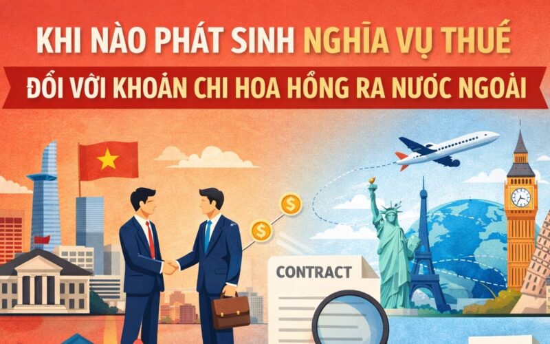 Khi nào phát sinh nghĩa vụ thuế đối với khoản chi hoa hồng ra nước ngoài