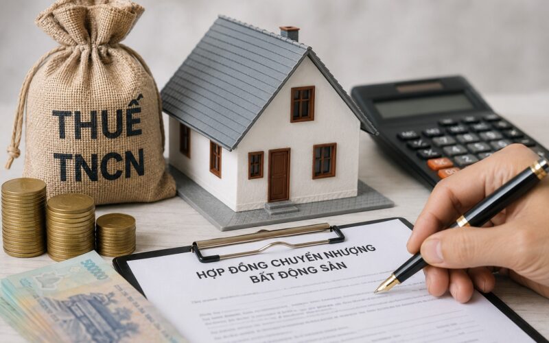 Cách xác định đúng số thuế TNCN phải nộp khi chuyển nhượng BĐS