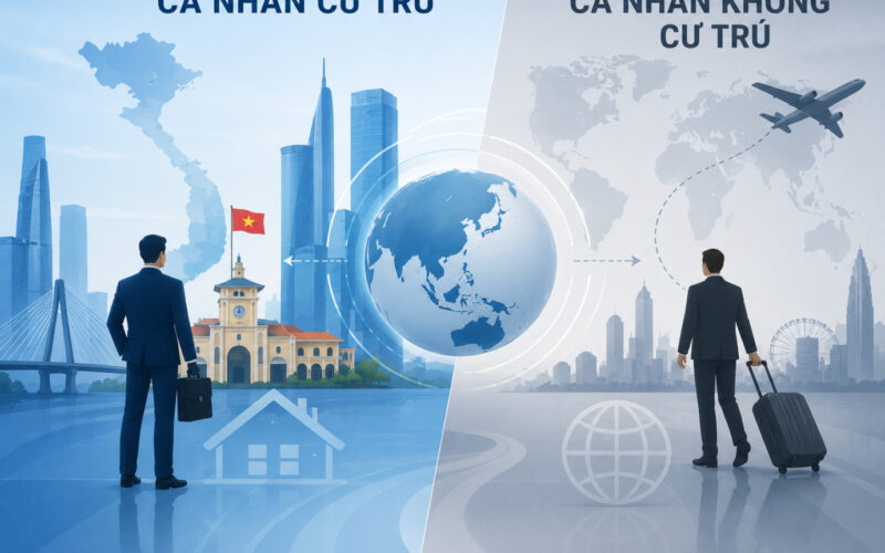 Phân biệt cá nhân cư trú cá nhân không cư trú và khấu trừ thuế TNCN
