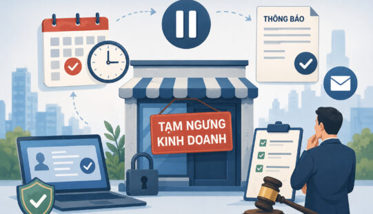Thay đổi về trình tự, thủ tục tạm ngừng kinh doanh từ ngày 23/7/2026.