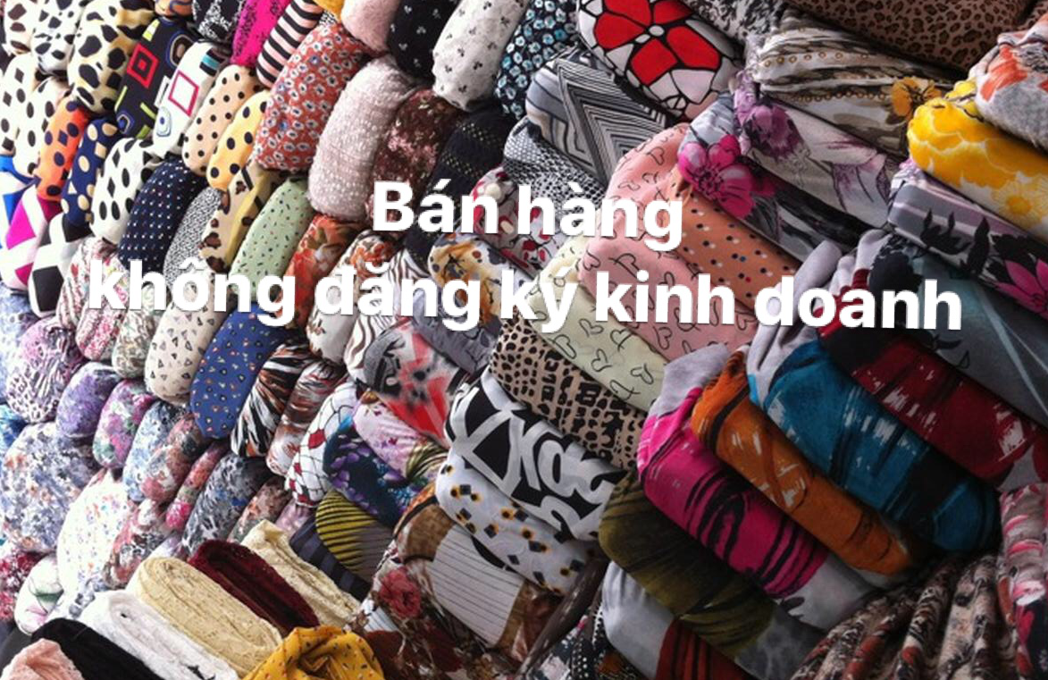 Bán hàng không đăng ký kinh doanh